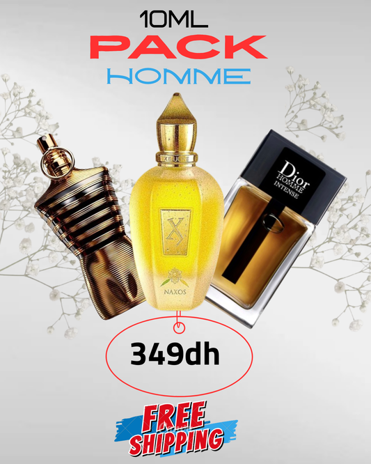مجموعة العطور الرجالية المميزة – 3 × 10مل: إليكسير، ناكسوس، ديور